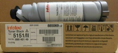 Ricoh Infotec 5151 TONER NERO confezione da 2 originale 88598012