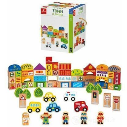 Blocks Town 70 Pcs - Dal Negro