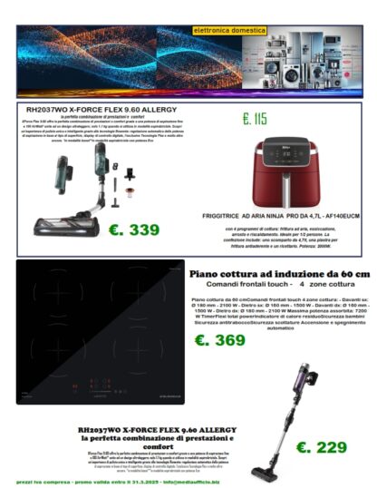Promo elettronica domestica al 31 marzo 2025