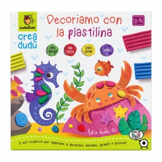 Decoriamo con la plastilina Ludattica kit creativo 2-5 anni