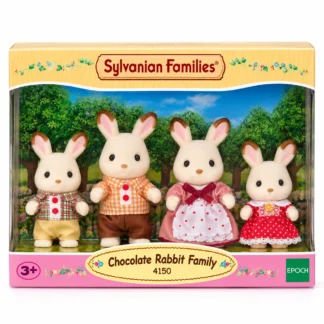 Sylvanian Families Chocolate Rabbit Family 4150 con 4 coniglietti