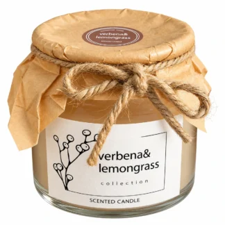 Candela profumata Verbena e Lemongrass Melograno