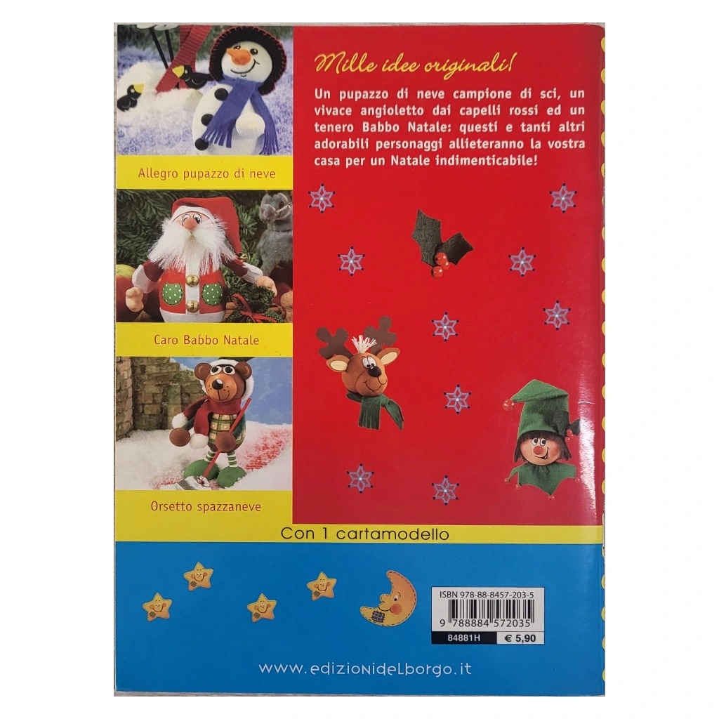 Mille Idee per il Natale – Creare con i Cartamodelli – Edizioni del Borgo - immagine 2
